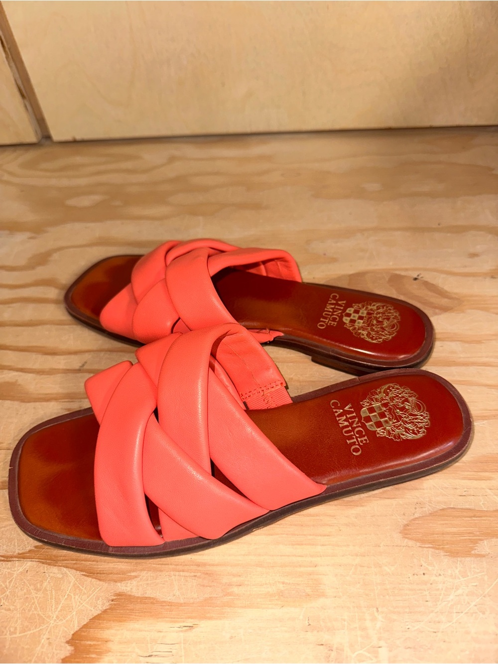 Vince Camuto Coral Braided Slip-On Sandals